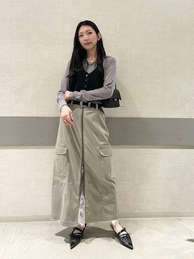 「アイテム（その他トップス）」を使った、えりーさん（レディース・165cm・30代）の秋コーディネート