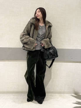 「アイテム（ブルゾン）」を使った、えりーさん（レディース・165cm・30代）の冬コーディネート