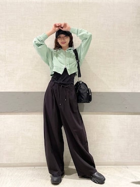 「JEANASIS（ジーナシス）のアイテム」を使った、えりーさん（レディース・165cm）の秋コーディネート