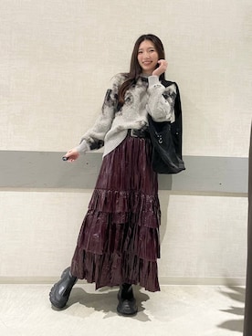 えりーさん（レディース・165cm）の冬コーディネート