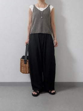 「LOSCa（ロスカ）のアイテム」を使った、マルシオさん（レディース・151cm）の夏コーディネート