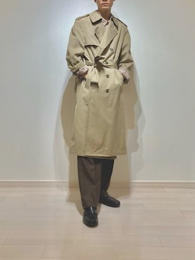 「LONDONFOG（ロンドンフォグ）のアイテム（ジャケット/アウター）」を使った、ひでぼうさん（メンズ・180cm）の秋コーディネート
