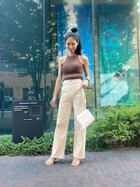 NOZOMI TANAKAさん(レディース・158cm)の夏コーディネート