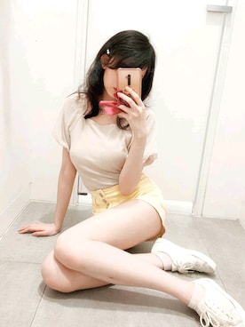 「bye bye（バイバイ）のアイテム」を使った、さくら🌸小櫻さん（レディース・165cm）の夏コーディネート