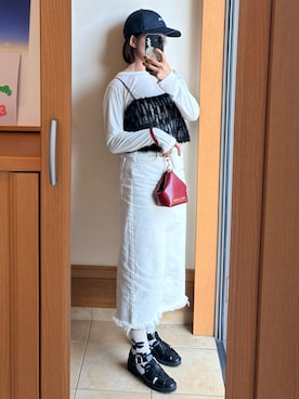 「MARC JACOBS（マークジェイコブス）のアイテム」を使った、あおちたさん（レディース・151cm）の春コーディネート