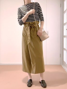 「トゥモローランド」｜「アイテム（腕時計）」を使った、むーこさん（レディース・155cm）の夏コーディネート