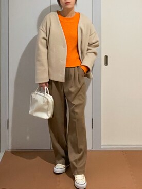 むーこさん（レディース・155cm）の冬コーディネート