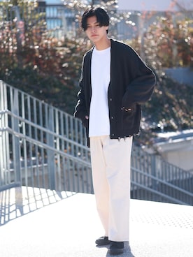 takumaさん（メンズ・185cm）の冬コーディネート