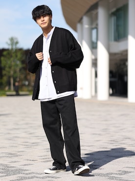 takumaさん（メンズ・185cm）の冬コーディネート