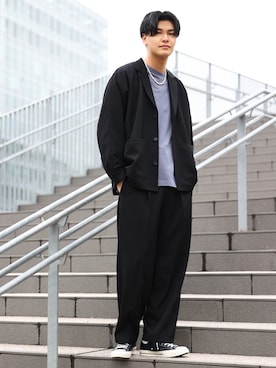 takumaさん（メンズ・185cm）の冬コーディネート