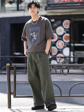 takumaさん（メンズ・185cm）の春コーディネート