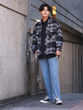 takumaさん（メンズ・185cm）の冬コーディネート