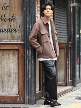 takumaさん（メンズ・185cm）の秋コーディネート