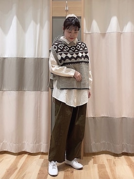 ニシザワ◎さん（レディース・156cm）の秋コーディネート