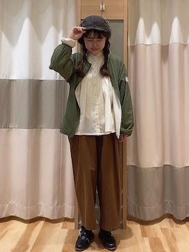 ニシザワ◎さん（レディース・156cm）の秋コーディネート