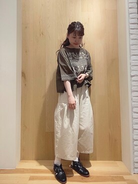 ニシザワ◎さん(レディース・156cm)の夏コーディネート