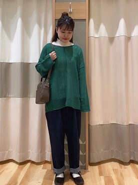 ニシザワ◎さん（レディース・156cm）の秋コーディネート