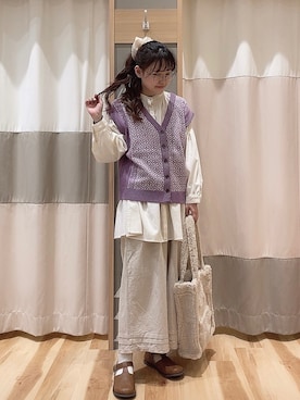 ニシザワ◎さん（レディース・156cm）の秋コーディネート