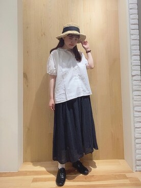 ニシザワ◎さん（レディース・156cm）の夏コーディネート