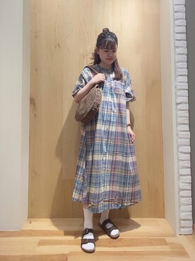 ニシザワ◎さん（レディース・156cm）の夏コーディネート