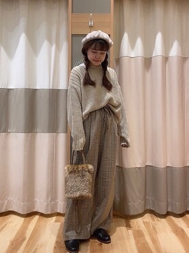 ニシザワ◎さん（レディース・156cm）の秋コーディネート