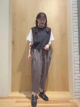 ニシザワ◎さん（レディース・156cm）の夏コーディネート