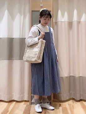 ニシザワ◎さん（レディース・156cm）の秋コーディネート