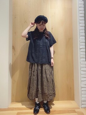 ニシザワ◎さん（レディース・156cm）の夏コーディネート