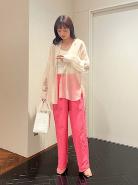 「diminutivo」｜Yuna Adachiさん（レディース・166cm）の夏コーディネート
