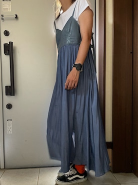 「アイテム（ワンピース/ドレス）」を使った、acofunkyさん（レディース・156cm・40代）の夏コーディネート