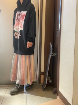 「ScoLar（スカラー）のアイテム」を使った、acofunkyさん（レディース・156cm）の冬コーディネート