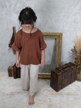 ichikaさん（キッズ・130cm）の秋コーディネート