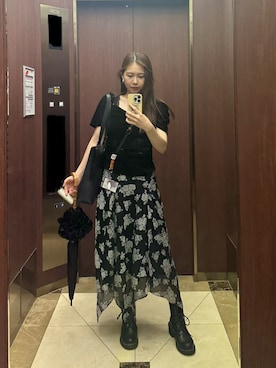 「FETICO（フェティコ）のアイテム」を使った、kaeさん（レディース・160cm）の夏コーディネート