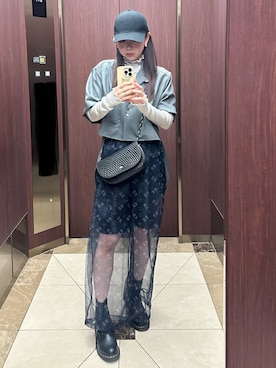 「STUDIOUS（ステュディオス）のアイテム（トップス）」を使った、kaeさん（レディース・160cm）の冬コーディネート