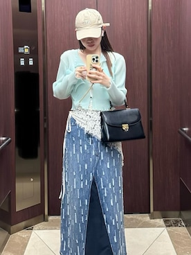 「Ameri（アメリ）のアイテム」を使った、kaeさん（レディース・160cm）の春コーディネート