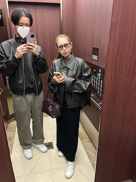 kaeさん（レディース・160cm）の冬コーディネート