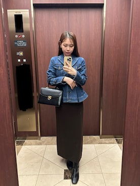 「junoah（ジュノア）のアイテム」を使った、kaeさん（レディース・160cm）の春コーディネート