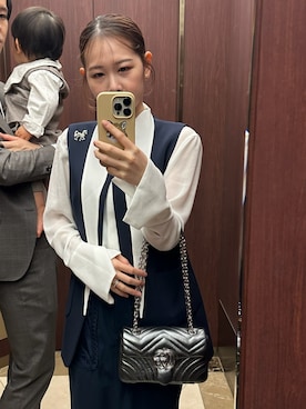 「GUCCI（グッチ）のアイテム（バッグ）」を使った、kaeさん（レディース・160cm）の春コーディネート