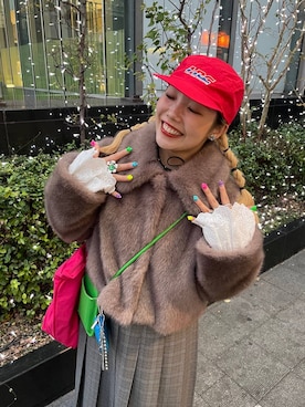 「アイテム（その他アウター）」を使った、kureha さん（レディース・158cm）の秋コーディネート