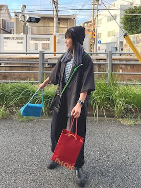 「ローリーズファーム(LOWRYS FARM)」｜「アイテム（その他アウター）」を使った、kureha さん（レディース・158cm）の春コーディネート