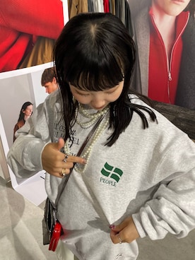 「アイテム（スウェット）」を使った、kureha さん（レディース・158cm）の夏コーディネート