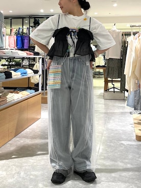 「アイテム（その他トップス）」を使った、kureha さん（レディース・158cm・10代）の春コーディネート