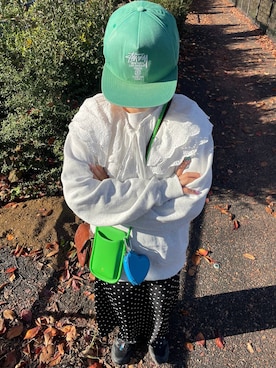 「アイテム（付け襟）」を使った、kureha さん（レディース・158cm）の秋コーディネート