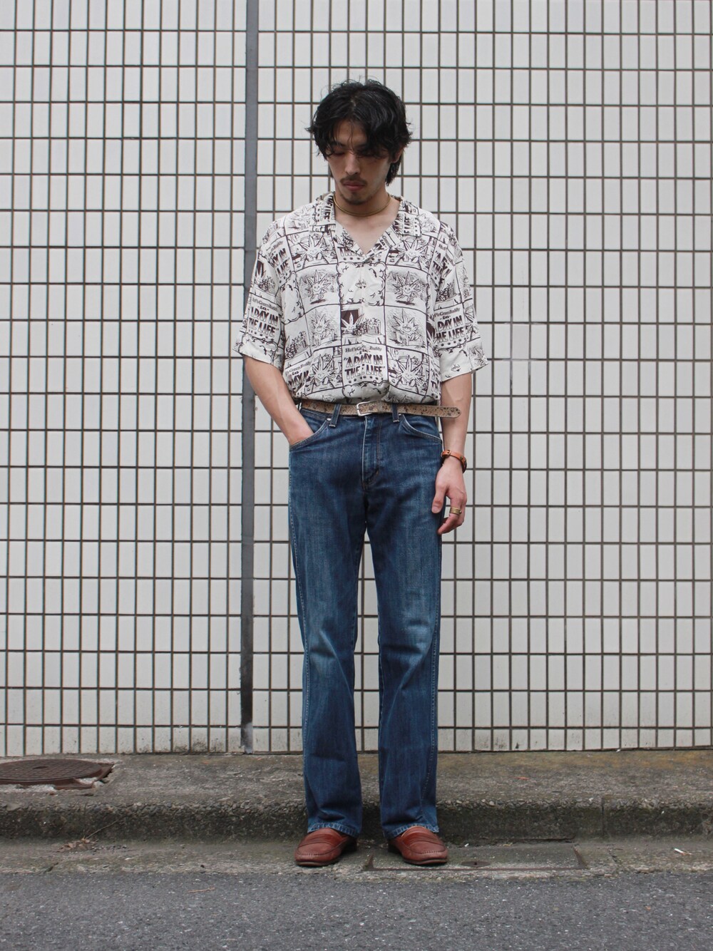 ★国内在庫/即発可*HUF*DAY IN THE LIFE 半袖シャツ/Sサイズ★ HUF(ハフ)の「【420 PACK】 DAY IN THE LIFE S/S WOVEN TOP