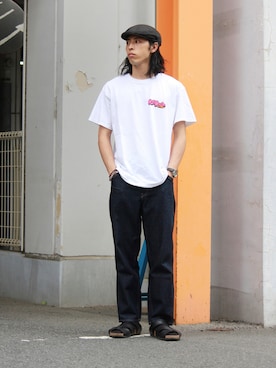 「LABRAT（ラブラット）のアイテム」を使った、yutakaさん（メンズ・173cm）の夏コーディネート