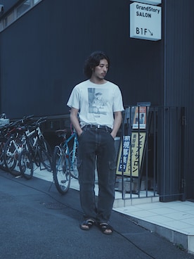 「pr」｜「アイテム（パンツ）」を使った、yutakaさん（メンズ・173cm）の夏コーディネート