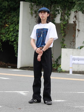 「Saturdays NYC（サタデーズ ニューヨークシティ ）のアイテム」を使った、yutakaさん（メンズ・173cm）の夏コーディネート