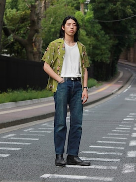 「schott（ショット）のアイテム」を使った、yutakaさん（メンズ・173cm）の夏コーディネート