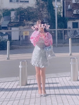 「古着」｜「アイテム（チュニック）」を使った、❥Annikaaa☾さん（レディース・154cm）の秋コーディネート