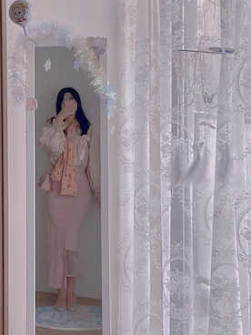 「アイテム（レインシューズ、ホワイト系）」を使った、❥Annikaaa☾さん（レディース・154cm）の秋コーディネート